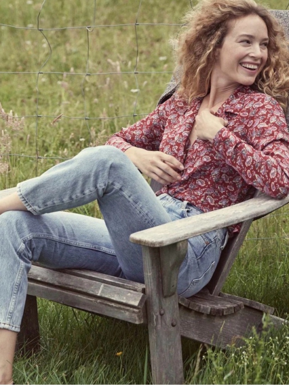 NWT DÔEN Abena Top in Garnet Arbor Rose Floral - Picture 7 of 8